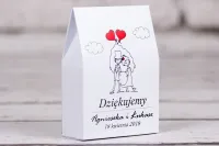 Pudełeczka Podziękowania dla Gości z Parą Młodą | Amelia