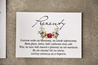 Eleganckie Bileciki do Zaproszeń Ślubnych Róże | Amelia-Wedding.pl