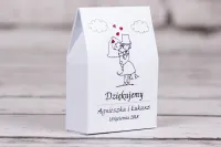 Pudełeczka dla Gości z Rysunkiem Pary Młodej | Bueno nr 8