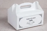 Pudełko na Ciasto Weselne Arte nr 1 - Zamów z Personalizacją