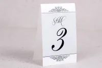 Klasyczne Numerki na Stół Weselny Stojące | Arte nr 3