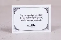 Bileciki do Zaproszeń Ślubnych z Obrączkami Arte | Amelia-Wedding.pl
