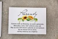 Bilecik Ślubny Słoneczniki Rustykalny | Pistacjowe nr 13