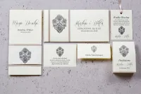 Zaproszenia Ślubne Glamour z Cyrkonią | Moreno nr 3