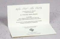 Eleganckie Zaproszenia Ślubne z Cyrkonią | Moreno nr 6