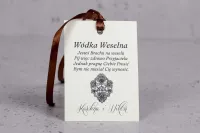 Zawieszki na Wódkę Weselną z Cyrkonią | Moreno nr 6