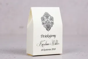Hochzeits-Bonbon-Box für Hochzeitsgäste aus der Moreno-Kollektion Nr. 1