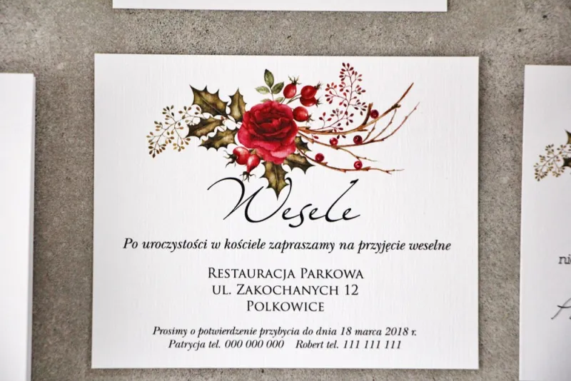 Bilecik do zaproszenia 120 x 98 mm prezenty ślubne wesele - Pistacjowe nr 14 - zimowo-świąteczna kompozycja. Bilecik do zaproszenia 120 x 98 mm prezenty ślubne wesele - Pistacjowe nr 14 - zimowo-świąteczna kompozycja.