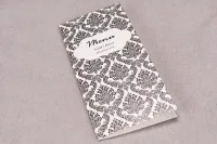 Eleganckie Menu Weselne z Ornamentami | Madras Nr 1