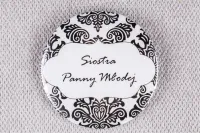 Przypinki Weselne dla Gości Madras nr 1 | Elegancki Wzór