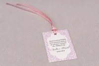 Eleganckie Zawieszki na Alkohol Madras | Różowe Ornamenty