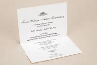 Eleganckie Zaproszenia Ślubne z Koronką | Klaris nr 4