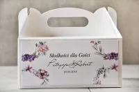 Pudełka na Ciasto Weselne z Rączką Pistacjowe | Zamów Online