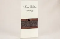 Rustykalne Menu Weselne z Koronką | Klaris Nr 6 | Amelia