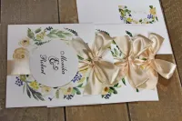 Zaproszenia Ślubne z Piwoniami Akwarele | Personalizacja | nr 26