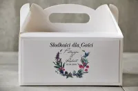 Pudełka na ciasto weselne Leśny Wzór | Amelia-Wedding.pl