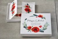 Zaproszenia Ślubne w Pudełku z Makami | Pistacjowe nr 19