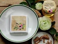 Czekoladki Podziękowania dla Gości Boho | Karmelowe nr 2