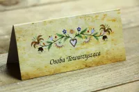 Winietki Ślubne Kaszubskie Folk ♡ Pełna Personalizacja