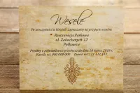 Góralskie Bileciki do Zaproszeń z Parzenicą | Folk nr 6