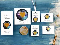 Próbki Zaproszeń Ślubnych Księżycowa Noc | Zobacz Jakość