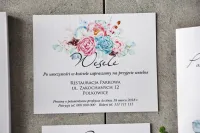 Bileciki do Zaproszeń Ślubnych Boho | Pistacjowe nr 24