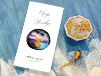 Złocone Menu Weselne Jeleń i Gwiazdy | Księżycowa Noc nr 8