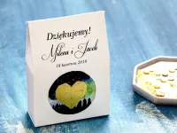 Pudełeczka Podziękowania dla Gości Złote Serce | K. Noc nr 4