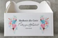 Pudełka na Ciasto Weselne Boho Pistacjowe | Personalizacja