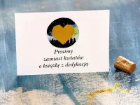 Bilecik do Zaproszeń Ślubnych Złocony | Księżycowa Noc