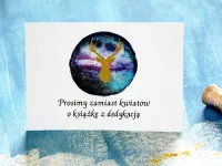 Bileciki do Zaproszeń Złocone z Jeleniem | Księżycowa Noc