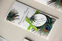 Zaproszenia Ślubne Pawie Pióra | Eleganckie | Magnet nr 1