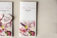 Menu Weselne z Kwiatami Wiśni | Personalizowane | Magnet nr 6