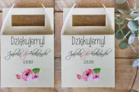 Pudełka na ciasto weselne Margaret | Personalizowane Opakowania