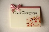 Winietki Ślubne Kwiat Wiśni | Personalizowane | Magnet nr 9