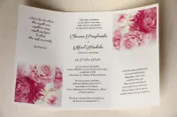 Zaproszenia Ślubne z Piwoniami i Przywieszką | Magnet nr 16