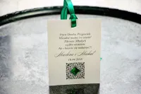 Srebrne Zawieszki na Wódkę z Cyrkonią | Brenet nr 3