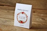 Zimowe Pudełeczka Podziękowania dla Gości | Akwarele nr 3