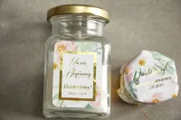 Świeczki Podziękowania dla Gości Piwonie | Amelia-Wedding.pl