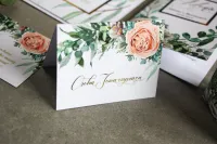 Złocone Winietki Glamour z Piwoniami | Flores nr 4