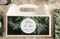 Pudełka na Ciasto Weselne Botaniczne z Paprocią | Botanik nr 1