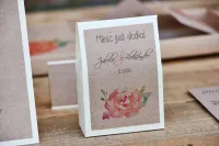Pudełeczka Podziękowania dla Gości z Różą | Amelia-Wedding
