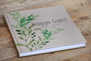 Gästebuch - Hochzeit, Hochzeitsaccessoires - Margaret Nr. 7 - Grüner Stil, grün - ökologisch