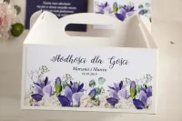 Prostokątne Pudełko na Ciasto Weselne z Rączką | Aurum nr 1