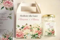 Pudełko na Ciasto Weselne w Kwiaty Aurum nr 2 | Eleganckie