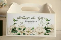 Pudełko na ciasto Greenery z personalizacją | Aurum nr 3