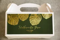 Eleganckie Pudełko na Ciasto Glamour Szafir | Zamów Online