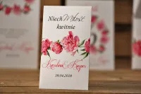 Nasionka Niezapominajki Podziękowania dla Gości | Akwarele