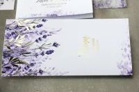 Menu Weselne Glamour Złocone Wrzosy | Amelia-Wedding.pl