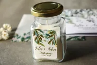 Świeczki Podziękowania dla Gości Glamour | Rubin nr 4